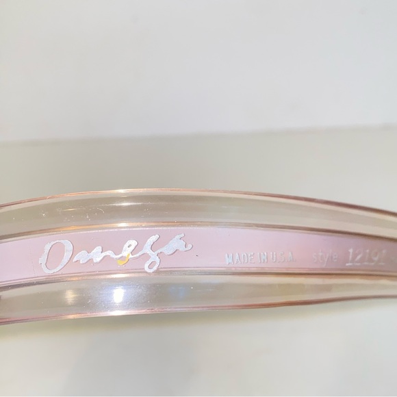Vintage Omega Clear with Silver Stripe Jelly PVC Belt - Picture 8 of 9